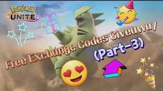 Free Exchange Codes Giveaway &hearts;️(Part-3)|Pokemon UNITE Clips