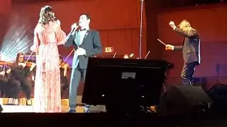 Mario Frangoulis with Deborah Myers-Con te Partir&ograve;