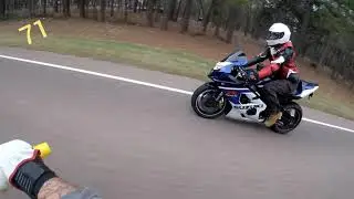 FZ1. 110 MPH. Wheelie Fly-by. Riding with Mathew.