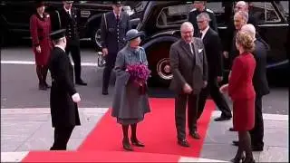 Danish Royal Family at the parliament for the Queen's 40th Jubilee as Reign (2012)