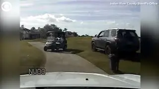 WEB EXTRA: Florida Woman Leads Police On Chase Through Golf Course