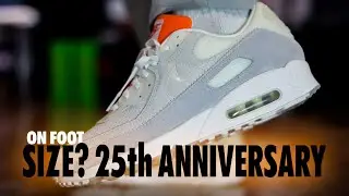 ON FOOT! Nike Air Max 90 x Size? 25th Anniversary White Soft Pearl Schopes 4K IM7514-100