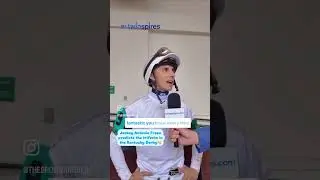 Nailed it! 🤑 Jockey Antonio Fresu correctly predicts the trifecta in the #KentuckyDerby 👏