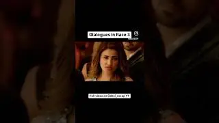 Race 3 had the WORST dialogues in the series. Race 1 and 2 were the best. #race3 #race3review #race