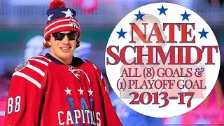 Nate Schmidt ALL (8) Goals & (1) Playoff Goal as a Washington Capital 2013-17 | Capitals Highlights