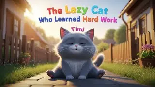 😺 The Lazy Cat Who Learned Hard Work | Bedtime Stories | Moral Stories for Kids | Motivational Tale