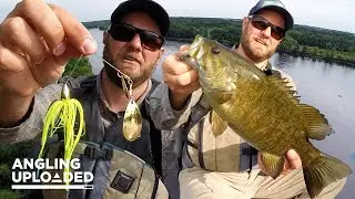SPINNERBAIT TACTICS for Summertime River SMALLMOUTH