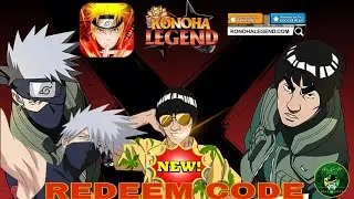 Konoha Legend - Ninja AFK mobile New Redeem Code 🎁 TOP Naruto Mobile Game 🔥 Android/iOS
