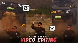 Instagram Trending Car Entry Video Editing | Car Jump Ai Video Editing | Flow Ai