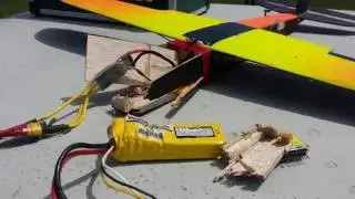 3700kv 3s homemade pylon race crash