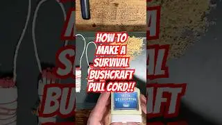 #survival pull cord fire starter quick and easy #
