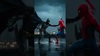 BATMAN VS HOMEM-ARANHA &ndash; BATALHA &Eacute;PICA NA CHUVA | LIVE ACTION CINEMATOGR&Aacute;FICO