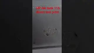 HP ink tank 115 direct test print