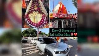 Day-2 Navratri🌷 || Aj kare VIP Darshan || Kalkaji Mandir || Z black car in kalkaji || Delhi 