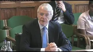 John Major's statement to the Public Administration and Constitutional Affairs Select Committee