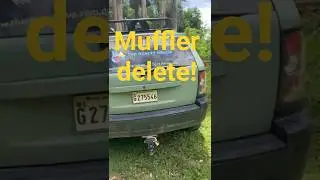 Jeep WK V6, Straight pipe sound. #jeep #jeepwk #straightpipes #sound #mufflerdelete