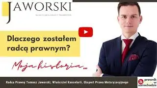 Tomasz Jaworski - Jak zostałem radcą prawnym?