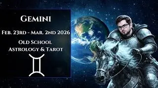 Gemini February 23rd - March 2nd 2026 Old School Astrology & Tarot Reading