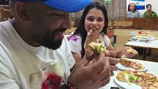 Cubanos probando la pizza de El Salvador @yelylacubanita ...