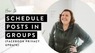 How to Schedule Posts in Groups (Facebook Privacy Changes)