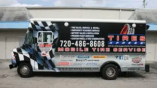 Step Van Food Truck Vinyl Wrap Davie Florida