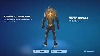 Fortnite 100% *FREE* Blitz Wings Backbling