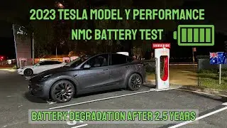Tesla Model Y &mdash; состояние аккумулятора NMC спустя 2,5 года и более 22 000 км!