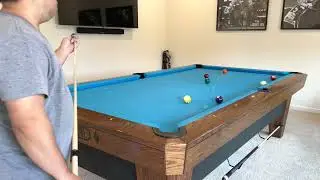 9 Ball Run Out 100 | 9&rsquo; Diamond Pool Table