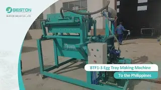 BTF1-3 Egg Tray Making Machine to the Philippines
