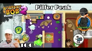 Robbery Bob 2 Pilfer Peak : Use Secret Agent Suit - Combined Toxic Donut And Energy Drink