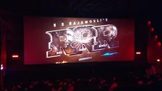 RRR Movie Glimpse Theatre Reaction | Kerala Theatre | SS Rajamouli | RamCharan | Jr NTR | #rrr
