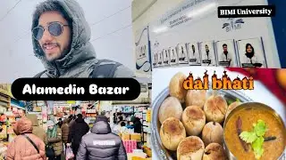 Exploring Bishkek 🇰🇬 | Alamedin Bazar 🛍️ | BIMI University 🏥 | Dal Baati from Scratch 🍲