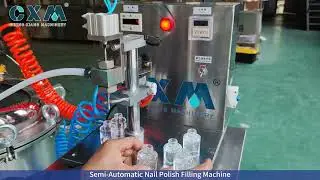 Cost-Effective Nail Polish Filling Solution｜Semi Automatic Machine Dem #machine #cxm #Cosmoprof #cap