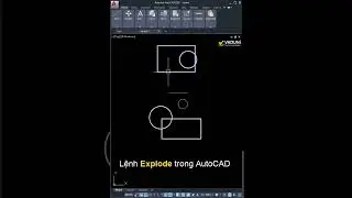 L&agrave;m thế n&agrave;o để ph&aacute; khối Block trong AutoCAD | #shorts