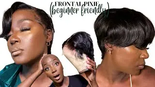 *Beginner friendly* pixie wig installation | ON DARK SKIN ft TheHairAffair