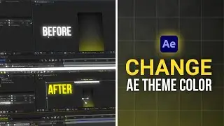 After Effects Tutorial: How to Change Theme Color | Change AE Highlight Colour theme