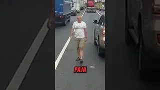 Este conductor recibi&oacute; su dosis de karma por querer saltarse un atasco