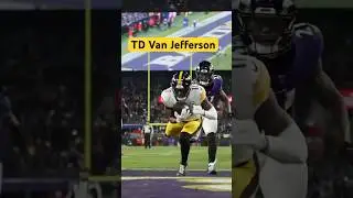 Must-See Angle of Van Jefferson's TD at Ravens #PITvsBAL on Prime Video #steelers #nfl #shorts