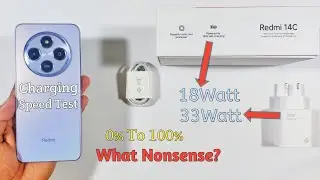Redmi 14C | Charging Test | 0% To 100% Charged | 33Watt Fast Charger | 18Watt? | What Nonsense