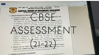 Assessment and evaluation scheme.2021-22(CBSE)