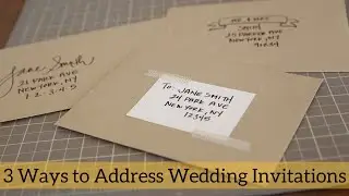 3 Ways to Address Wedding Invitations