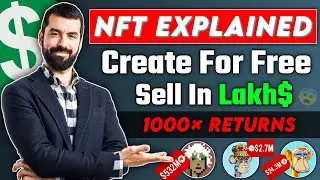 nft explained in hindi || Earn Lakhs from NFTs || how to earn money from nft || create and sell nft