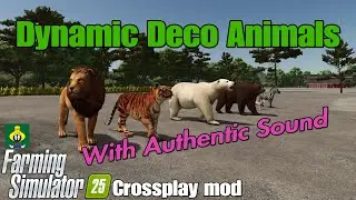 Dynamiczne Deco Animals / modyfikacja crossplay FS25