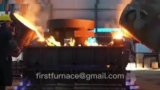 What is the frequency of the intermediate frequency induction furnace