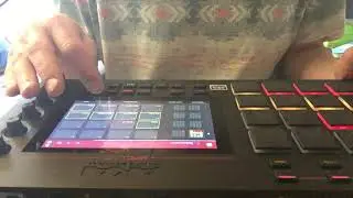 Techno on the mpc live test 1