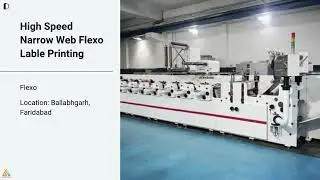 Brand New Flexo Printing Press Machine for SALE @Machinedalal