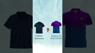 Ordinary T-Shirts or Standouts Premium Sportswear? Choose Smart.  #sportswear #fashion #motivation