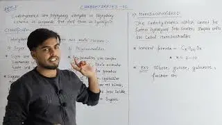 Carbohydrates- 01 || Intro & Classification || B.Sc Organic Chemistry || By learn with Utkarsh