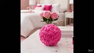 The Grand Rose Ball Candle | A Luxury Valentine Candle & Elegant Gift for Mother&rsquo;s Day