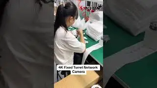 Close-look At How VIKYLIN Security Company Manufacture 4K Turret CCTV Cameras!